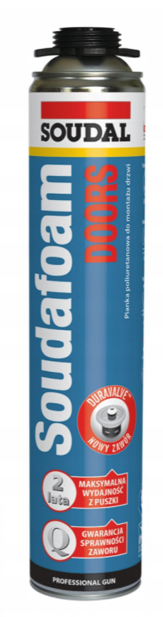 Soudal Soudafoam Doors Pianka Montażowa Pistolet