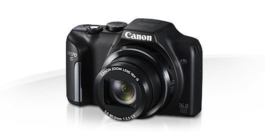 Canon キャノン PowerShot SX170 IS ブラック R4622 Aparat cyfrowy Canon PowerShot SX170 IS czerwony - Ceny i