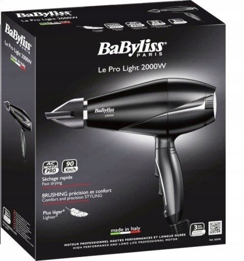 World Record Guinness Book Clip butterfly laser Suszarka BaByliss 6604E - Opinie i ceny na Ceneo.pl