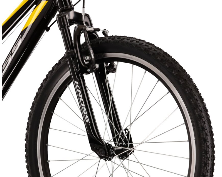  Kross Hexagon Jr 1.0 Czarny Żółty 24 2022-2