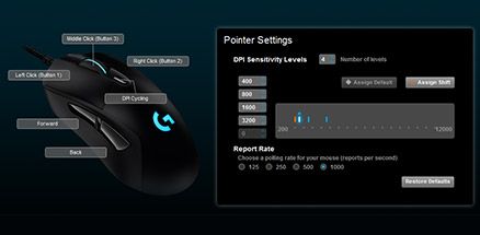 Logitech G403 Prodigy Wired -  - niezależny portal o