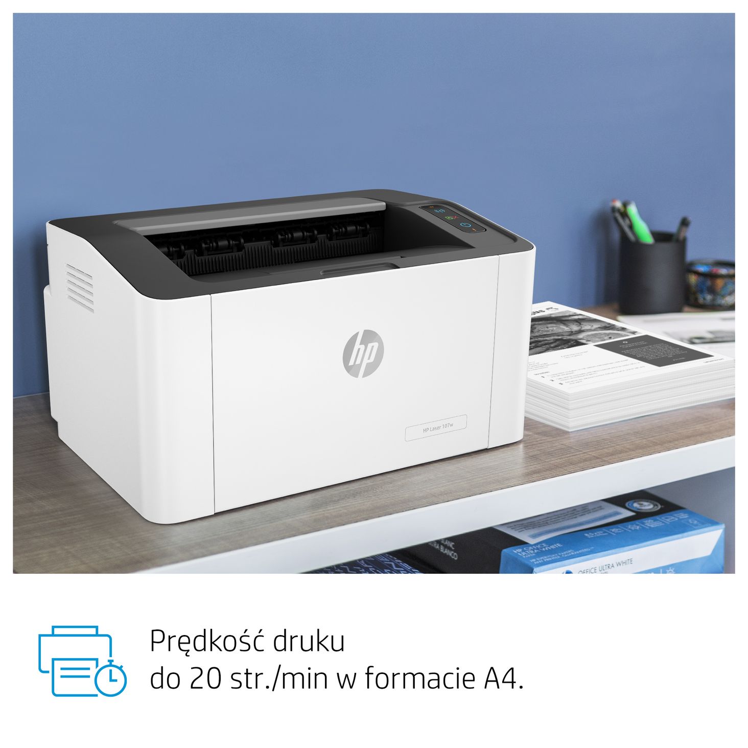 HP Imprimante laser – HP 107W, Monochrome – Wifi – DizzitUp