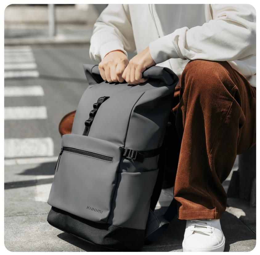 Plecak Xiaomi Roll Top Casual Backpack 23 l Szary - Ceny i
