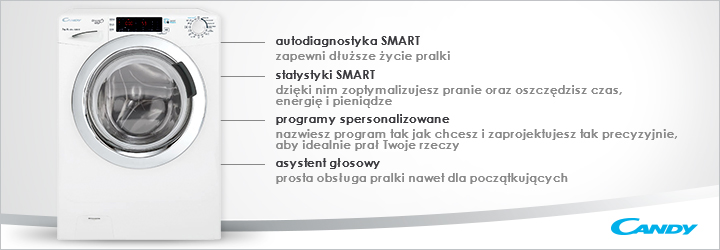 Pralka CANDY GV4 137TWHC3/1-S - Opinie i ceny na Ceneo.pl