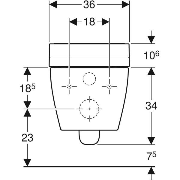 geberit rysunek techniczny