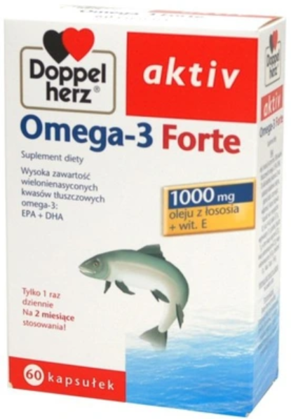 Doppelherz Aktiv Omega3 Forte 60 kaps. - Opinie i ceny na