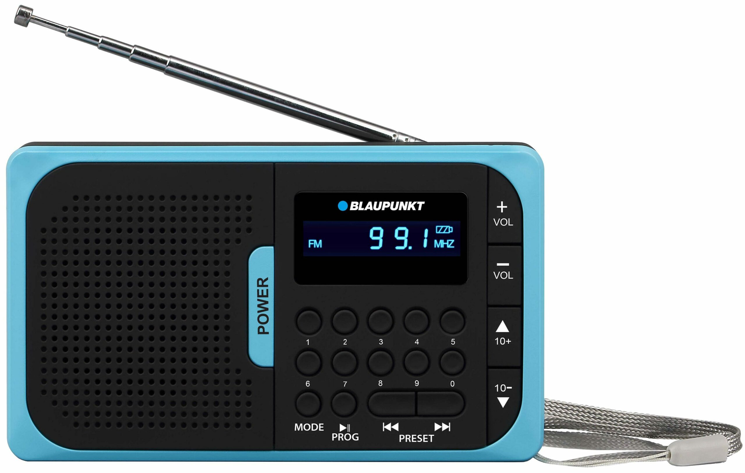 Przenośne radio FM z odtwarzaniem USB/SD PR5BL