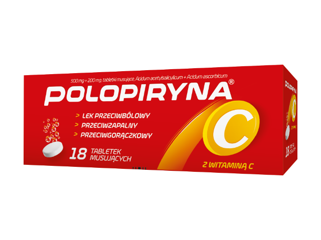 Polopiryna C (500mg +200mg) x 18 tabl. mus. opakowanie