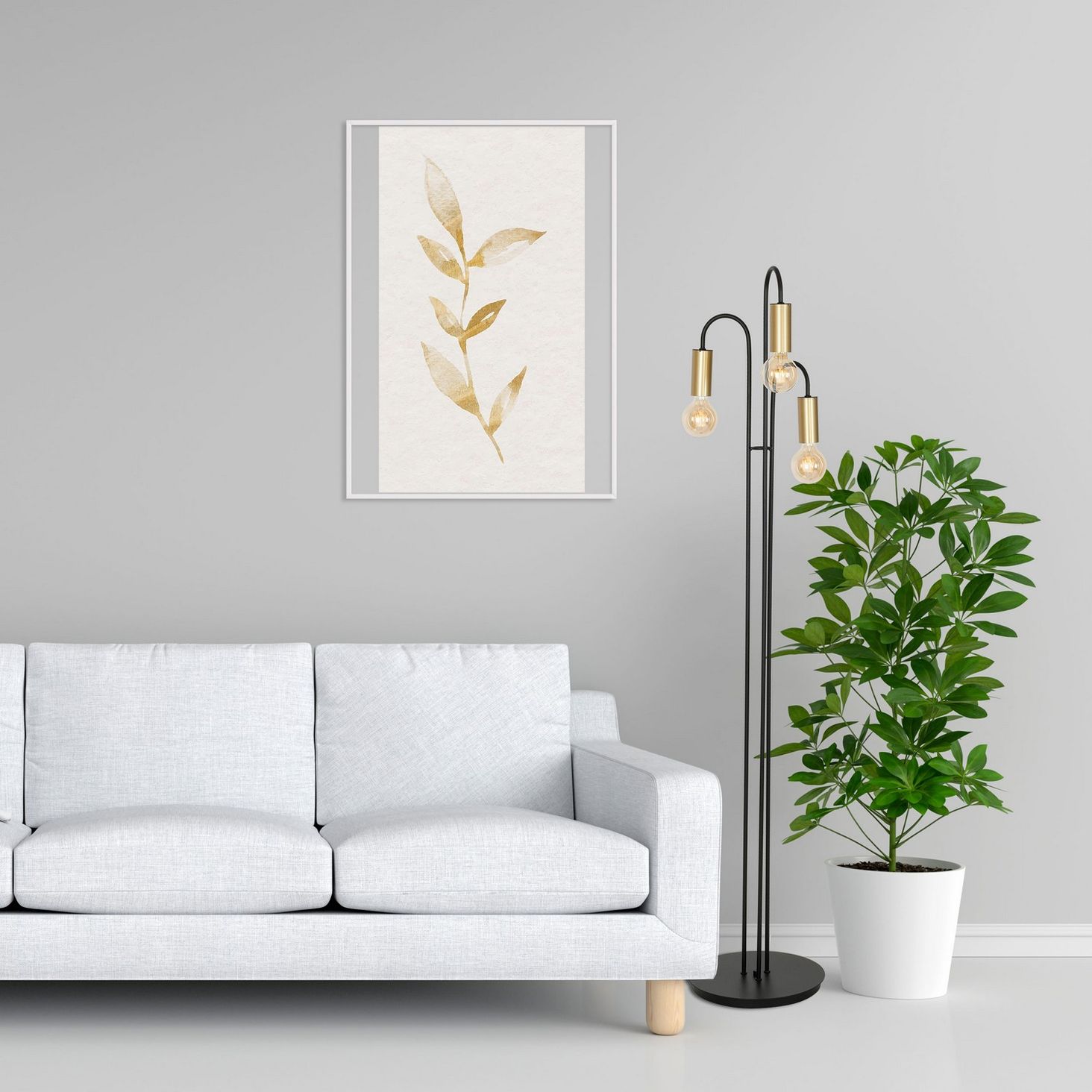 Luminex Loppe 509 złoty aranżacja