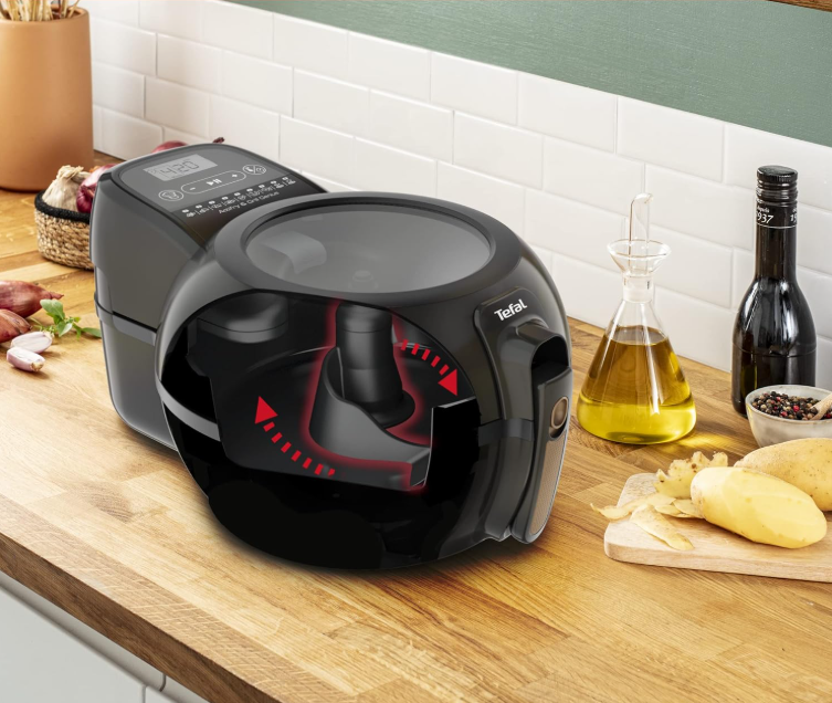 Tefal Actifry & Grill Genius Friteuse Sans Huile - Fonction Grill, 9 Menus, Fabriquée En France, Air Fryer FZ775810