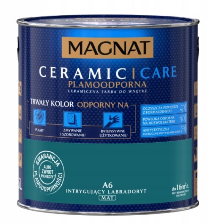 Farba Magnat Ceramic Care Intrygujacy Labradoryt A6 2,5L Opinie i ceny na Ceneo.pl