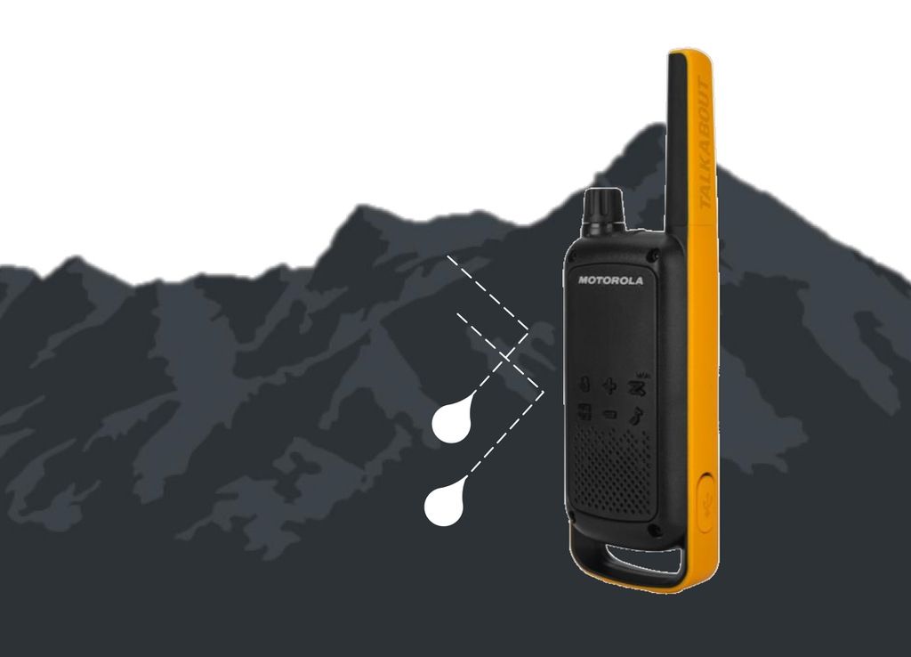 Motorola T82 Extreme PMR446 2-Way Walkie Talkie Radio Twin Pack -  Jaune/Noir : : High-Tech