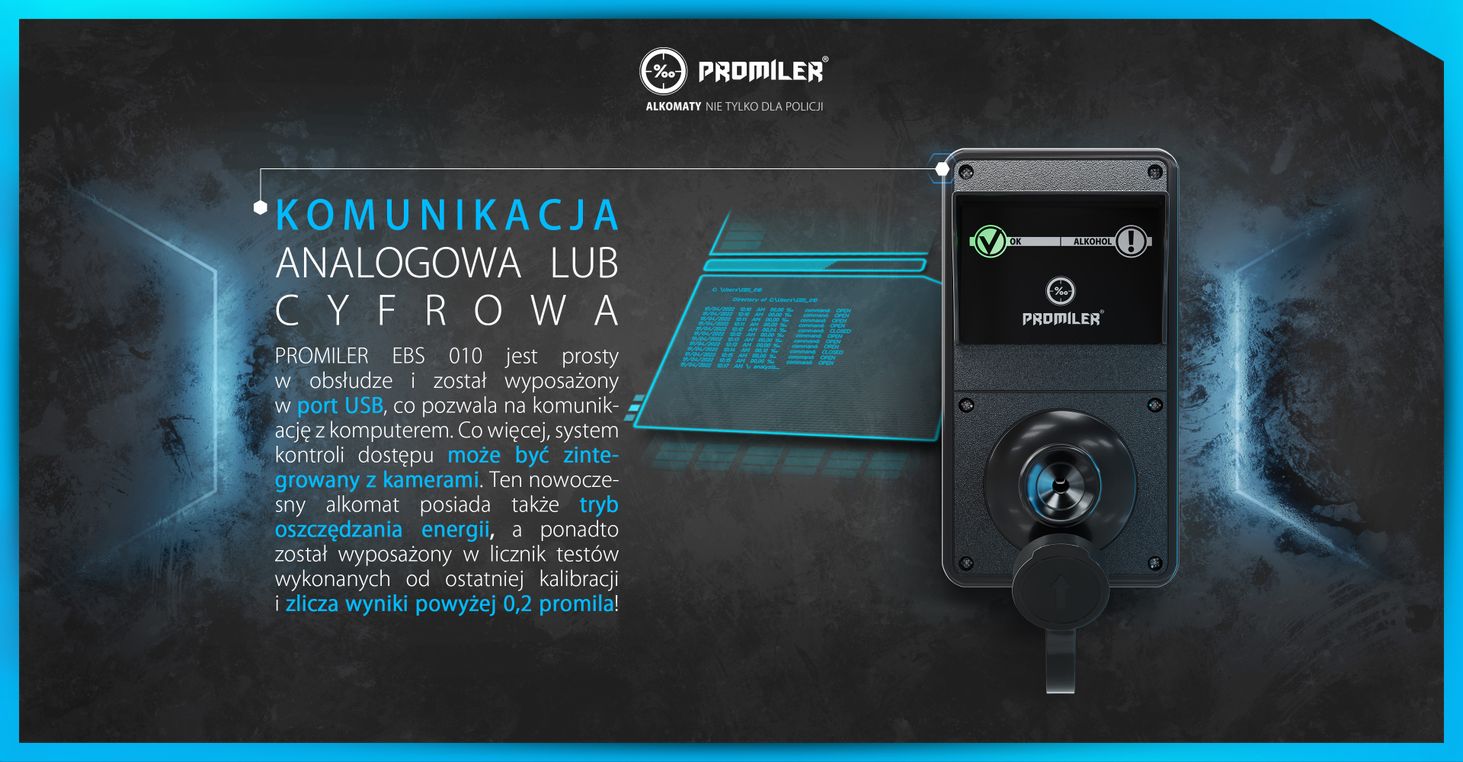 komunikacja cyfrowa lub analogowa