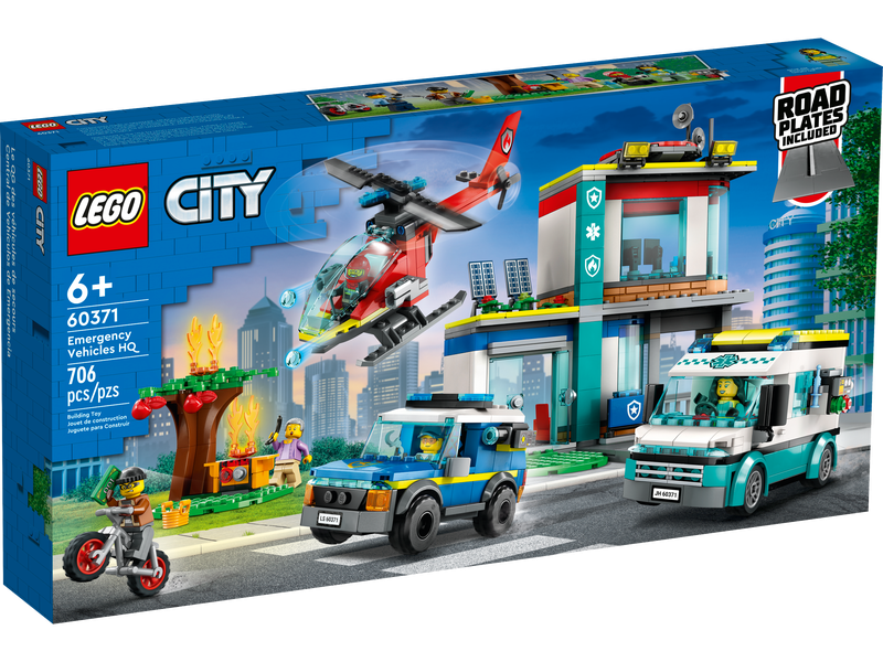 LEGO City 60371 Parking dla pojazdów uprzywilejowanych