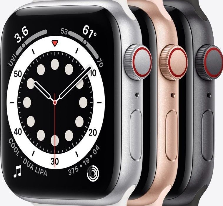 Apple Watch SE Koperta 44mm Gwiezdna Szarość Z Aluminium Z Opaską 