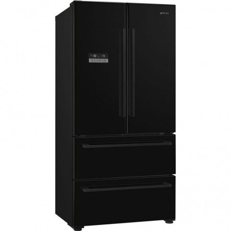 絵 横25.5cm  縦36cm Lodówka Gorenje Side by Side 562 l czarna No Frost kostkarka