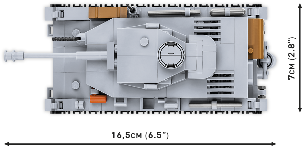 COBI Panzer IV Ausf.G wymiary