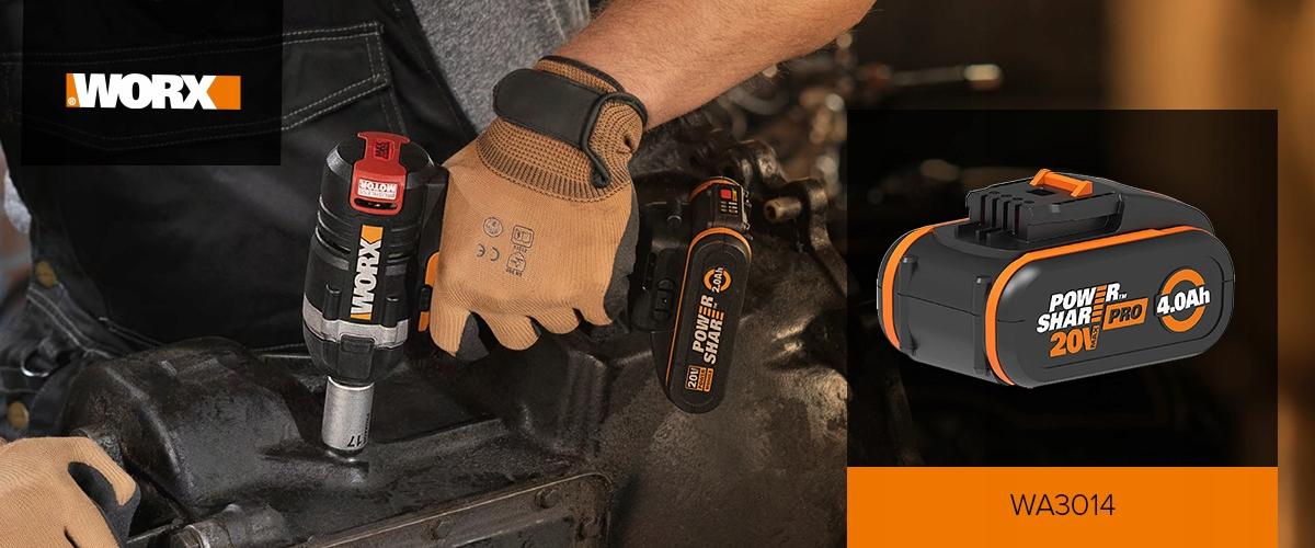 Worx Akumulator 20V 4.0Ah WA3014 Opinie i ceny na Ceneo.pl