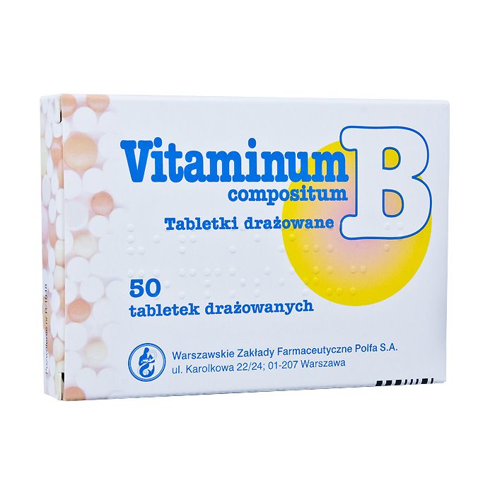 Vitaminum B Compositum 50 Tabl - Opinie I Ceny Na Ceneo.pl