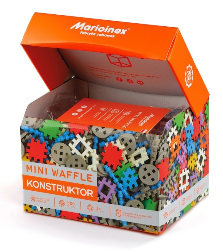 Marioinex Mini Waffle Constructor Expert 301 Pezzi – Blocchi Da Costruzione Per Bambini, Gioco Educativo Montessori, Regalo Di Pasqua - 2