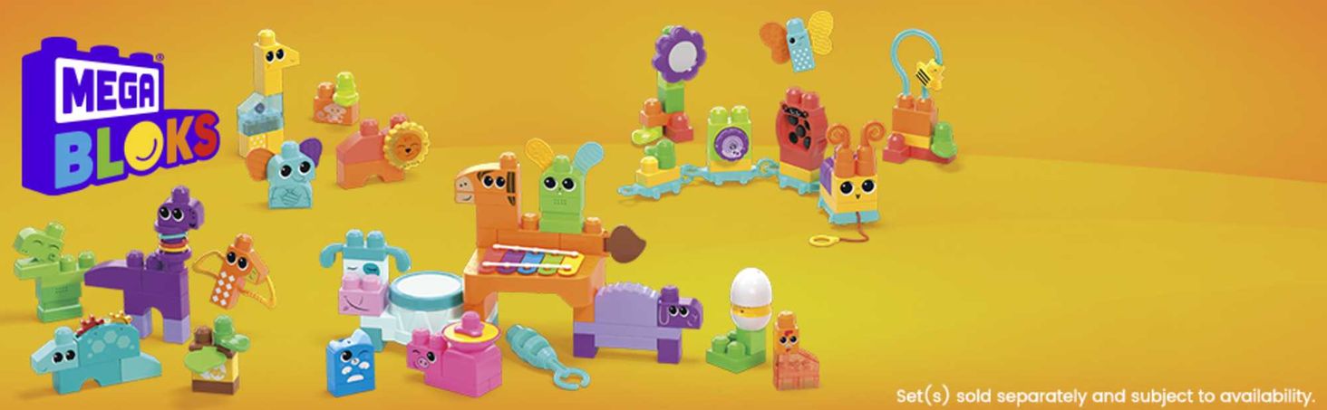 MEGA BLOKS® Muzykalne zwierzątka 