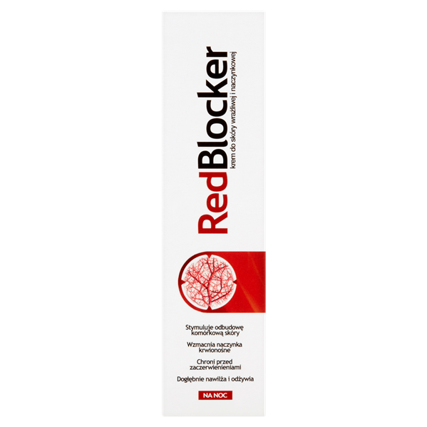 REDBLOCKER Krem do skóry naczynkowej na noc 50ml