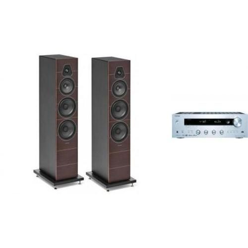 ONKYO TX-8250 S + SONUS FABER LUMINA V (wenge) - Opinie i ceny na