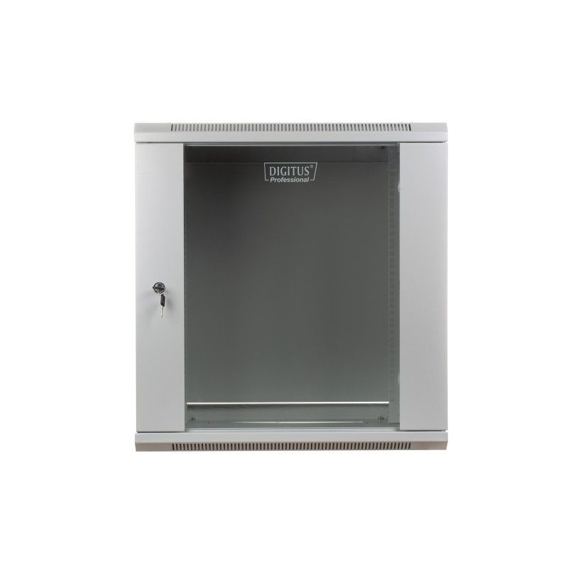 SZAFA INSTALACYJNA RACK WISZĄCA DWUSEKCYJNA 19 9U 600X600 SZARA LANBERG (FLAT PACK) | Lanberg