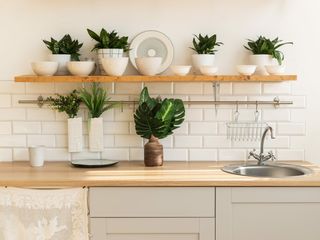 półki w kuchni aranżacje