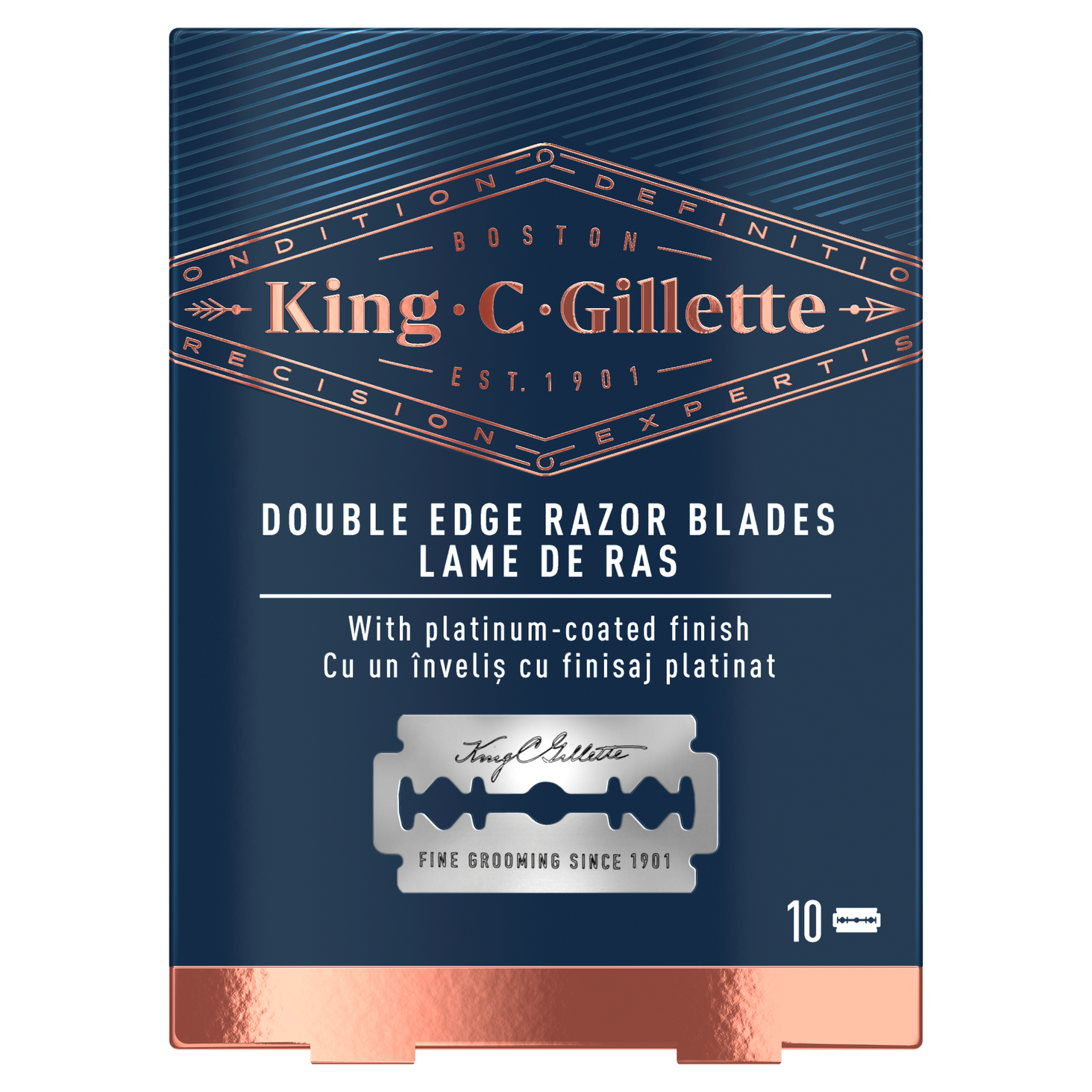 King C. Gillette Double Edge Razor Blades