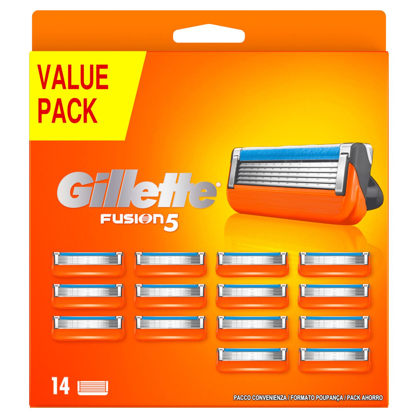 Gillette Fusion5 Ostrza wymienne do maszynki 14 szt.