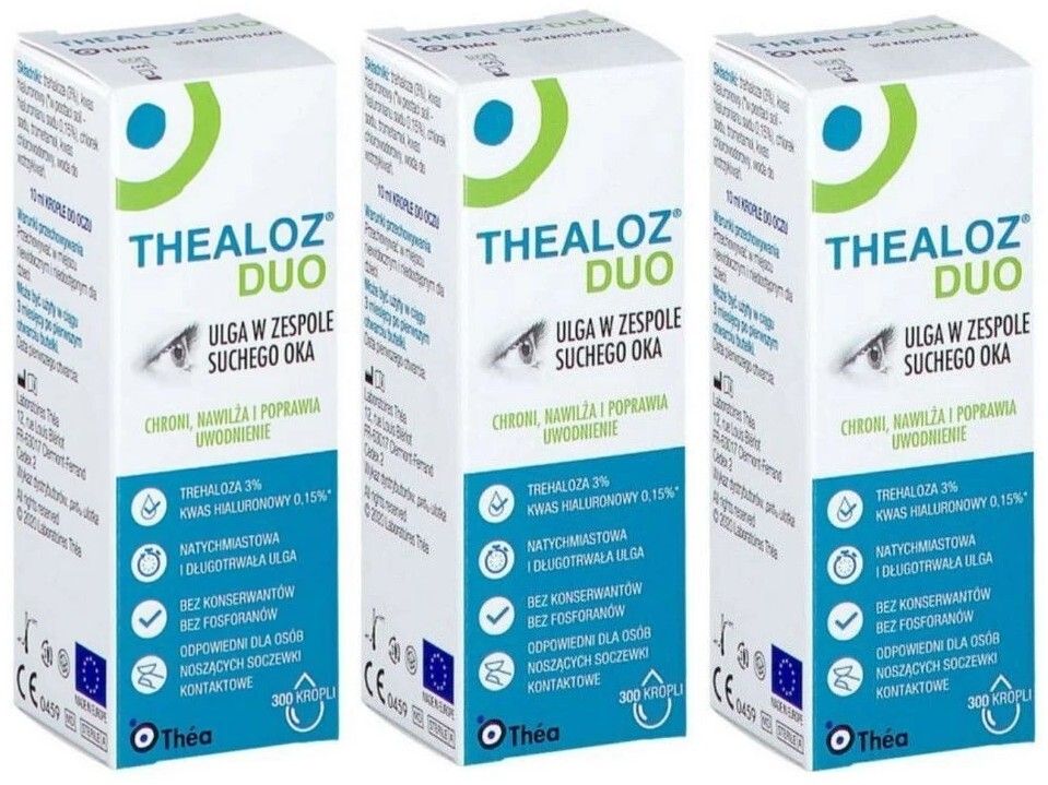 Thealoz Duo Krople Do Oczu X Ml Opinie I Ceny Na Ceneo Pl