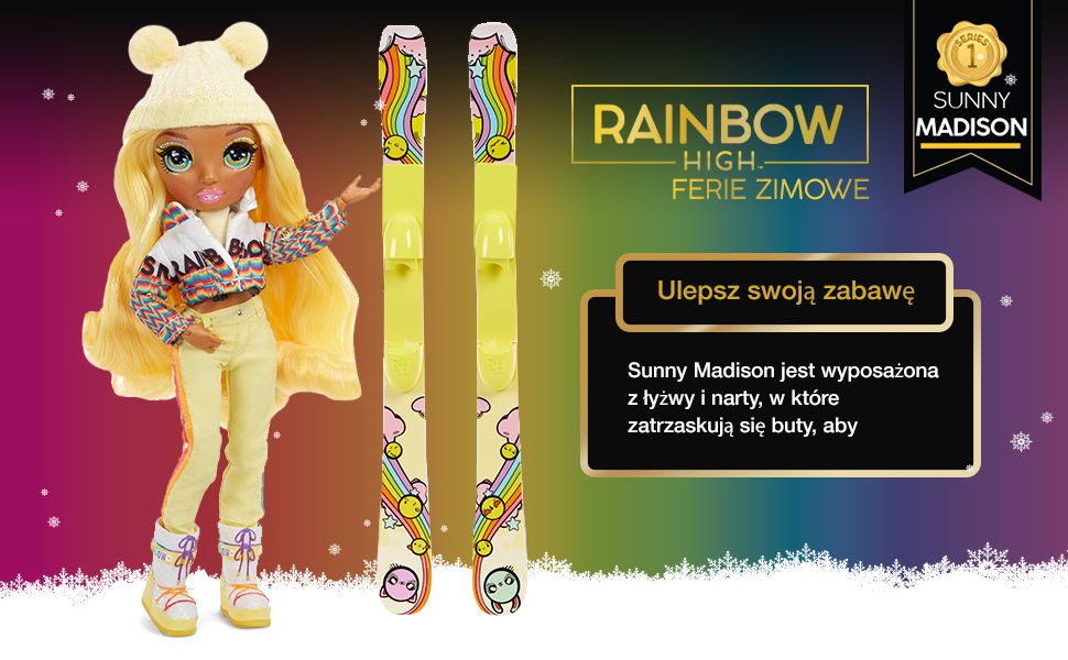 Lalka Rainbow High lalka Sunny Madison Winter Break 574774