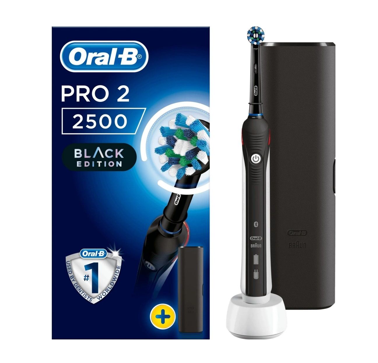 Braun Oral-B PRO 2 2500 本体 ブラック Szczoteczka elektryczna Oral-B Pro 2500 CA Black Edition