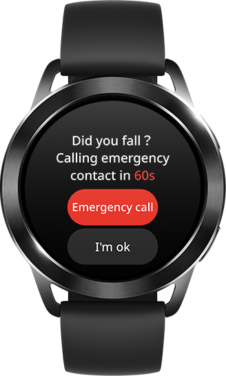 Xiaomi Watch S3 - pomoc po upadku