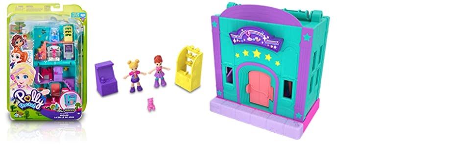 Micro Polly Pocket Pollyville Salão De Jogos GFP41 - Mattel