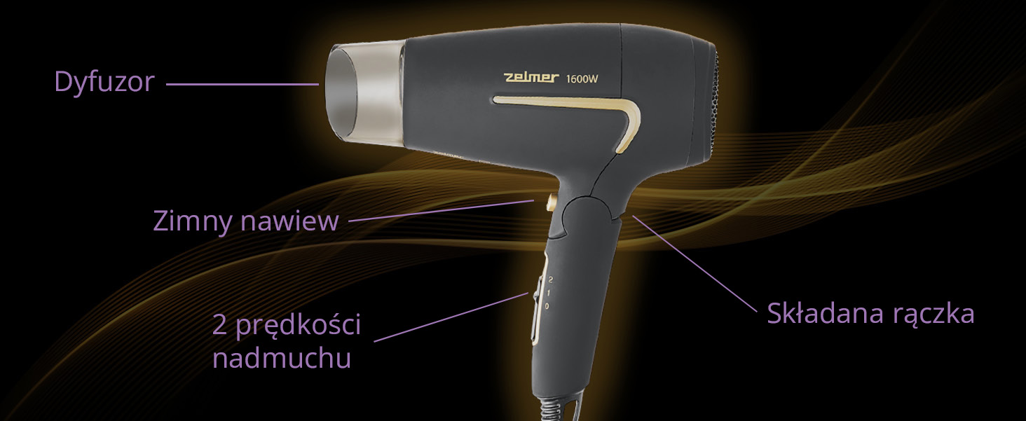 ZELMER ZHD8321 podróżna