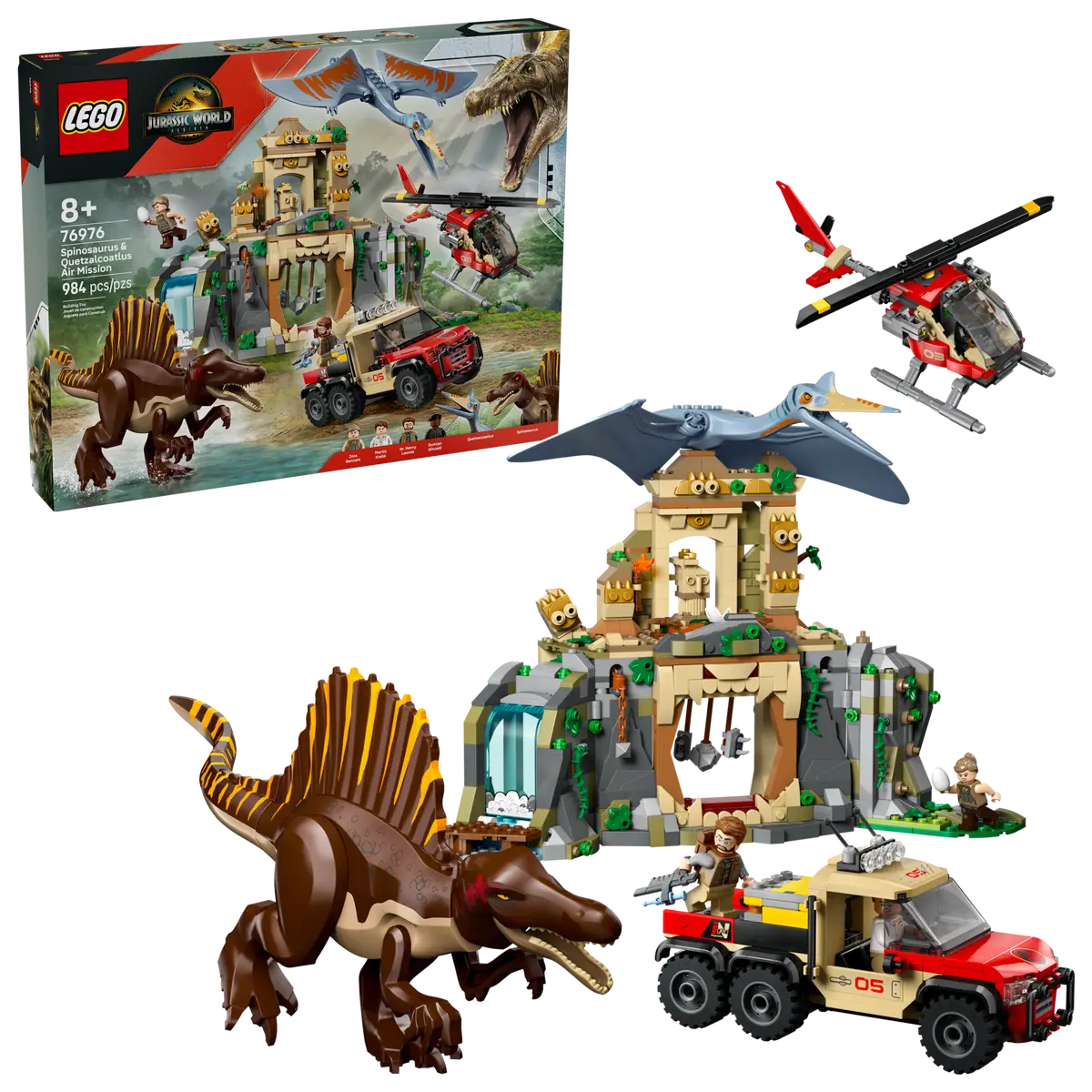 LEGO Jurassic World 76976 Powietrzna misja z kecalkoatlem i