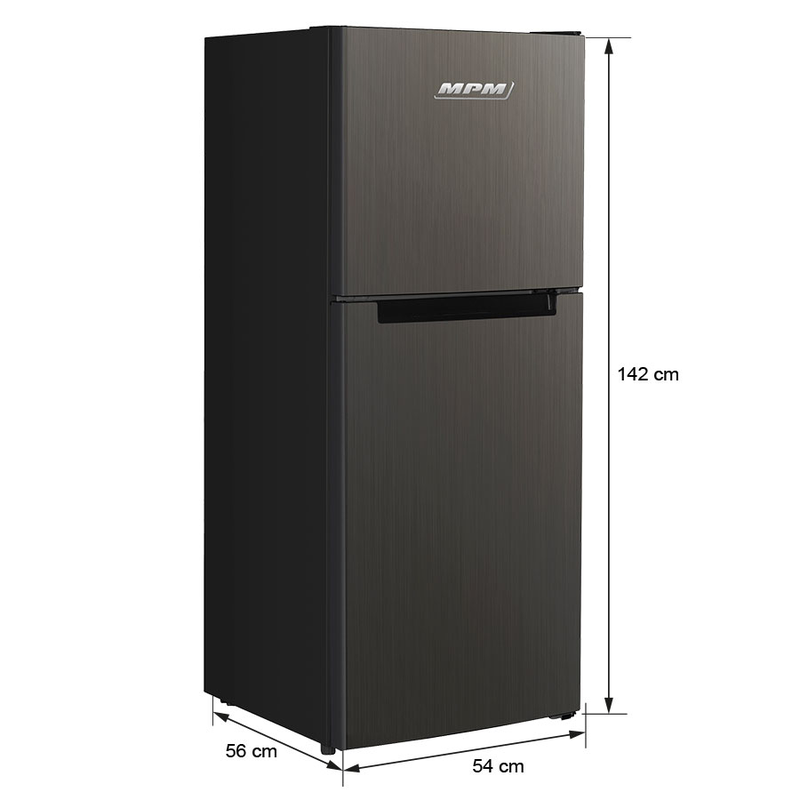 Lodówka MPM 216-CF-26 z zamrażalnikiem górnym 142 cm Szara od 1379