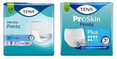 nowe opakowanie TENA pants plus