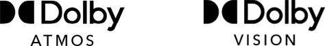 DOLBY ATMOS + DOLBY VISION LOGO