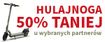 Kup rower elektryczny i zgarnij hulajnogę 50% TANIEJ