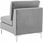 Beliani Sofa Modułowa 6 Osobowa Welurowa Szara Evja - zdjęcie 4