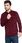 LEE LEE BUTTON DOWN BURGUNDY L880MRMF - zdjęcie 4