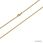 DIAMENT ZŁOTY ŁAŃCUSZEK 333 LINKA 1,5 MM - zdjęcie 2