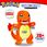 Jazwares Pokemon Charmander plusz interaktywny  - zdjęcie 3