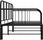 vidaXL Sofa Z Wysuwaną Ramą Łóżka Czarna Metalowa 90X200Cm - zdjęcie 6