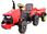 Super-Toys Mega Traktor Z Przyczepą Koła Pompowane Miękkie Siedzenie Pilot Nowoczesny Panel Funkcja Bujania Tt99D - zdjęcie 4