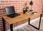Howhomely Biurko Industrialne 140X60 Cm Blat Home Office  - zdjęcie 3