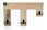Emra Wood Design Wdc-24 Wieszak Ścienny Drewniany Lite Dąb Olcha Od 50 Do 120cm - zdjęcie 2